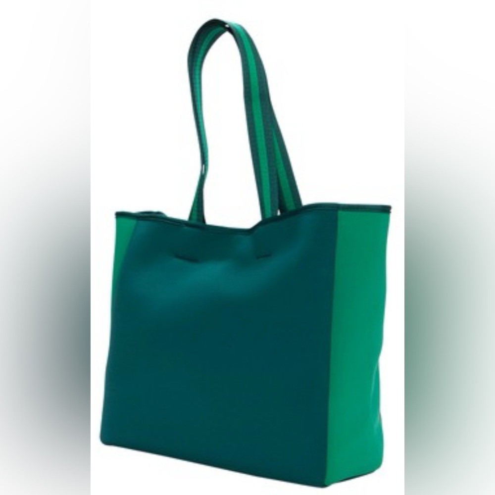 Summersalt Neoprene Beach Tote in Blue/Green